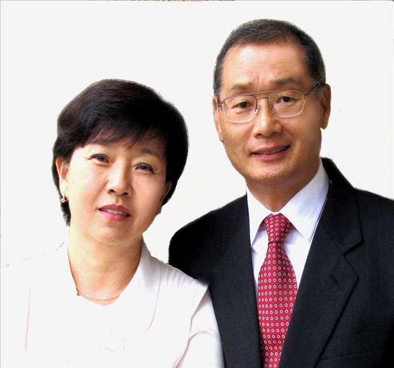Karl Chu and his wife