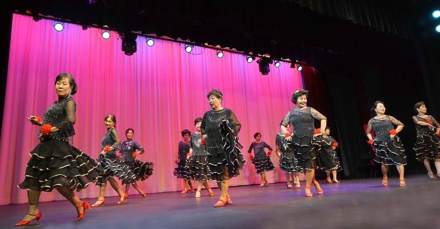Dance on stage, Laguna Woods Village